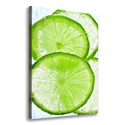 Canvas print Lime underwater