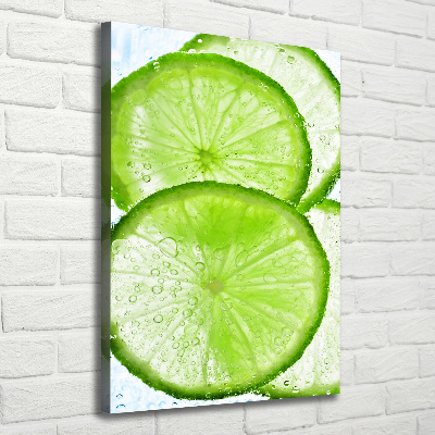 Canvas print Lime underwater