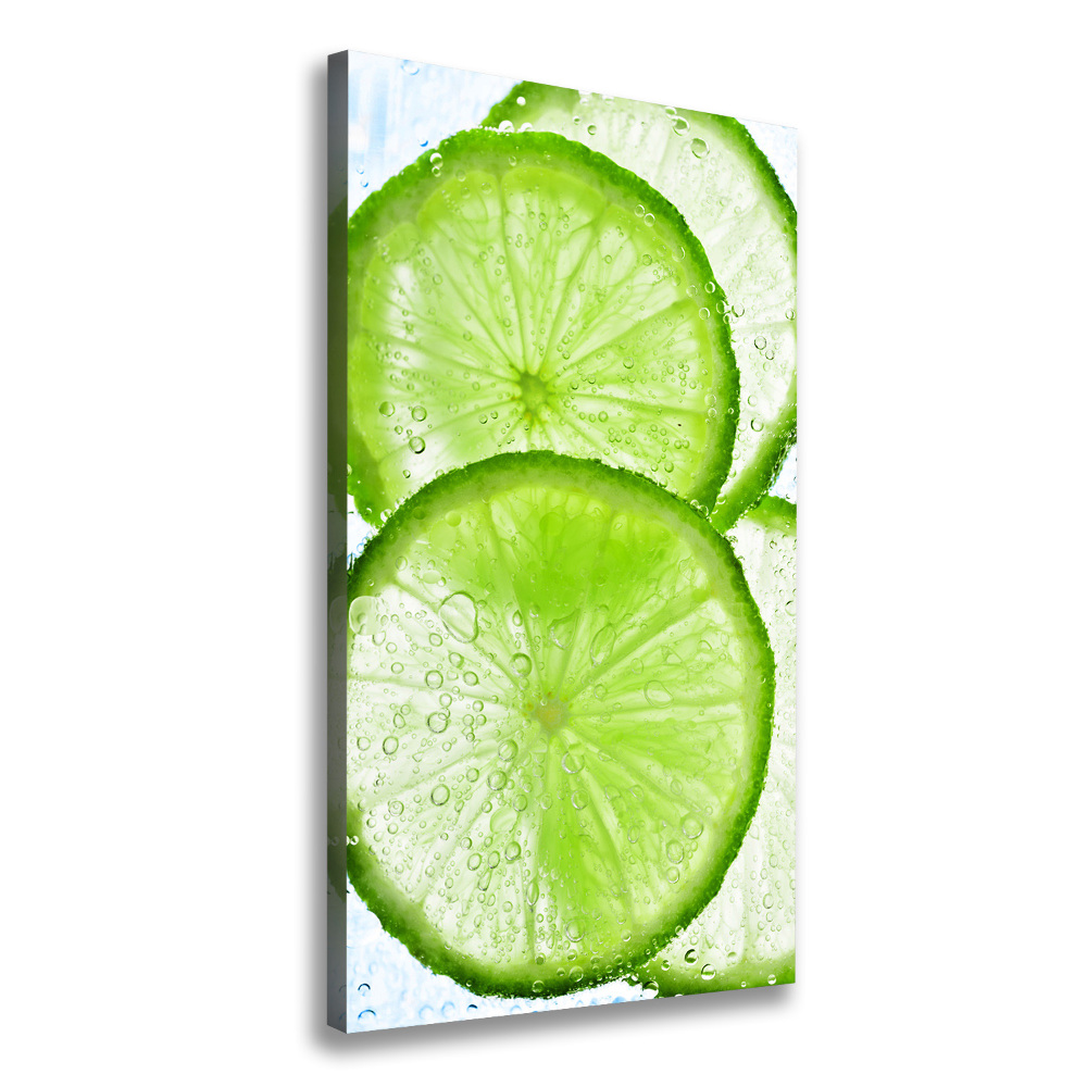 Canvas print Lime underwater