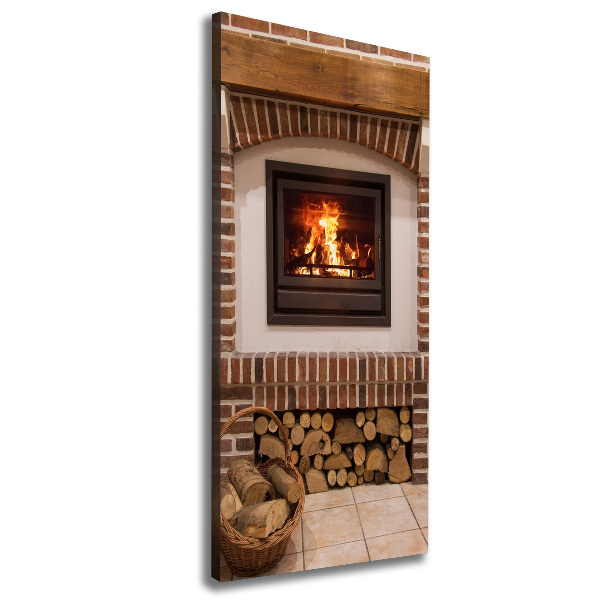 Canvas wall art Fireplace