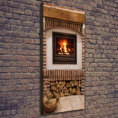 Canvas wall art Fireplace