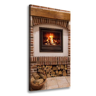 Canvas wall art Fireplace