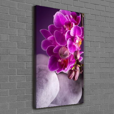 Canvas wall art Pink orchid