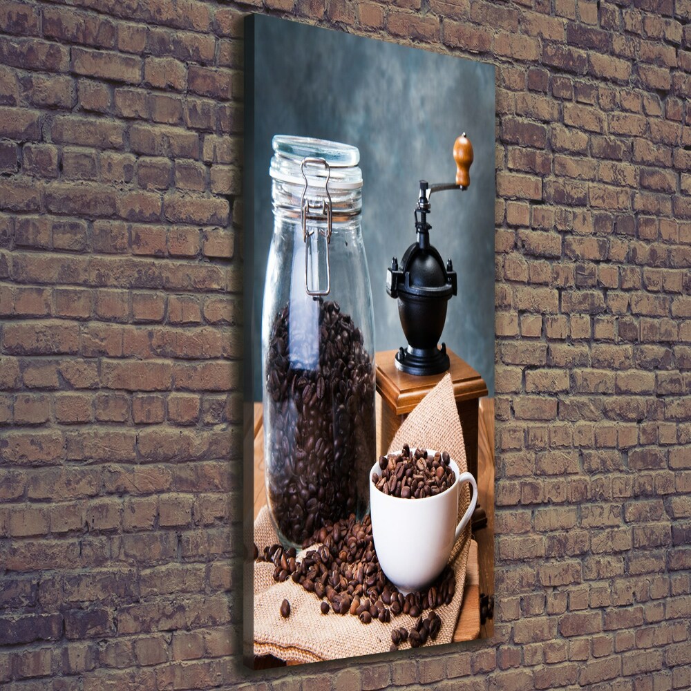 Canvas wall art Coffee grinder