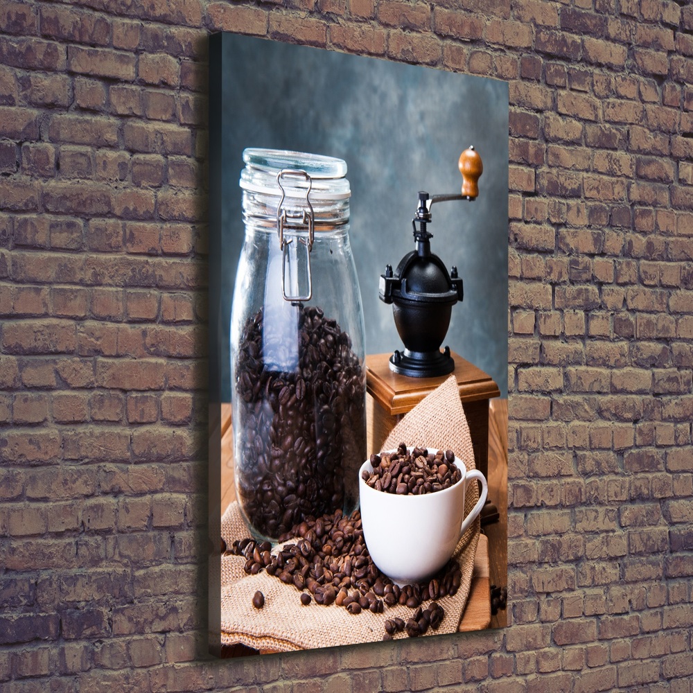 Canvas wall art Coffee grinder