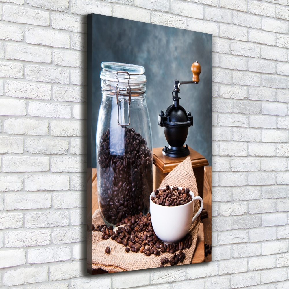 Canvas wall art Coffee grinder