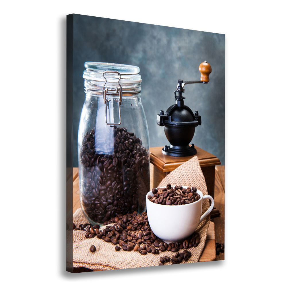 Canvas wall art Coffee grinder