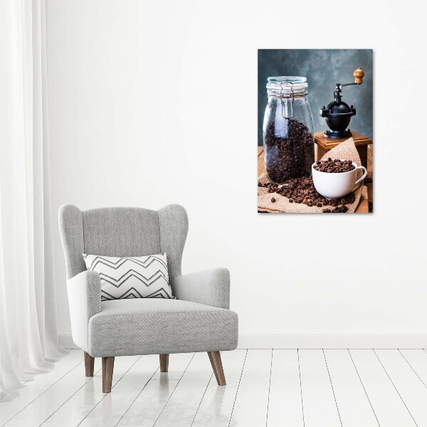 Canvas wall art Coffee grinder