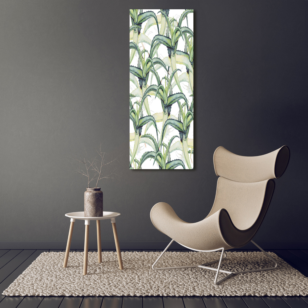 Picture canvas print Aloe