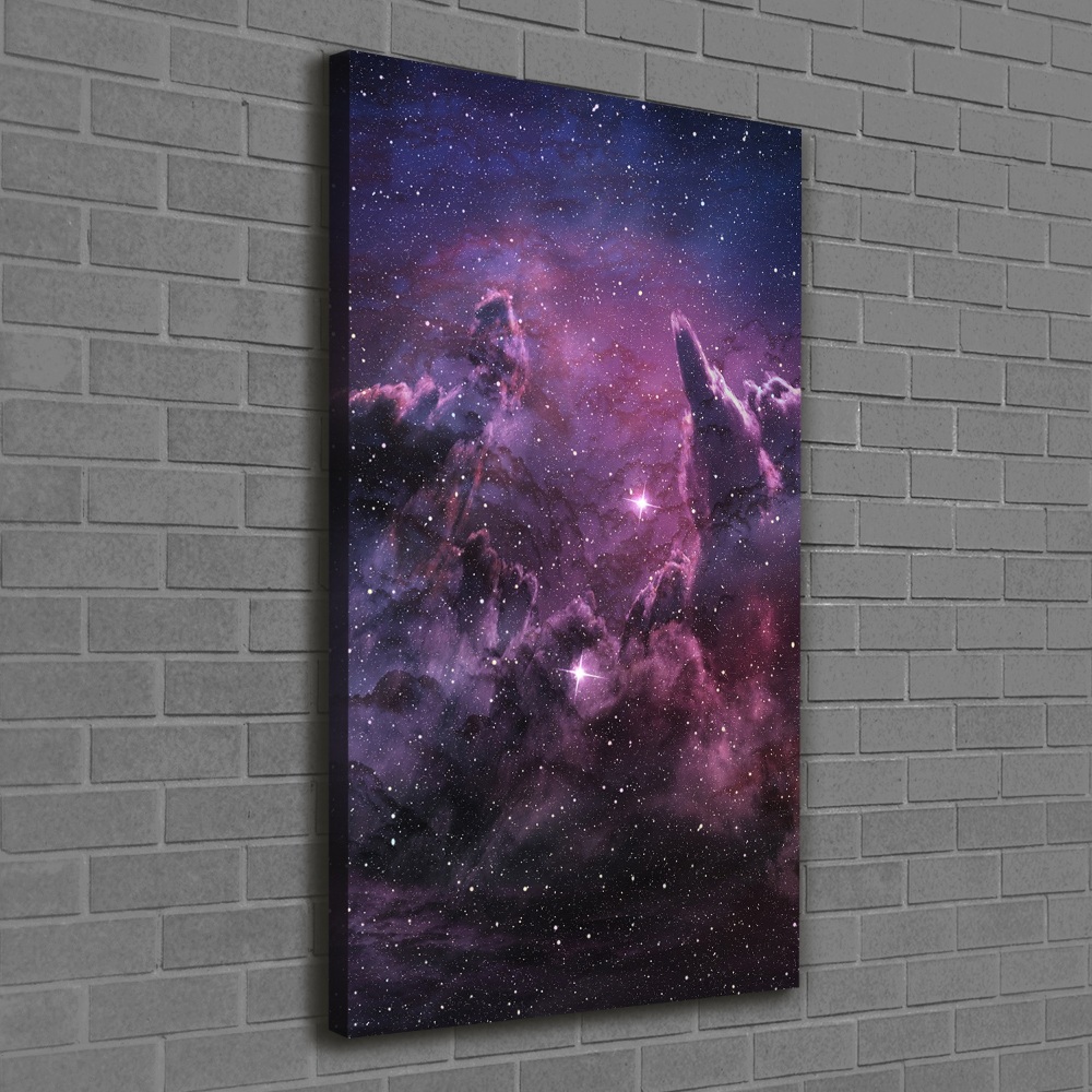 Large canvas wall art Nebula