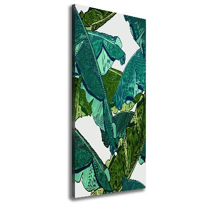 Wall canvas art Banana leaves