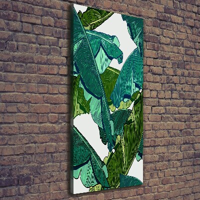 Wall canvas art Banana leaves