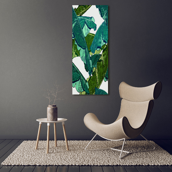 Wall canvas art Banana leaves