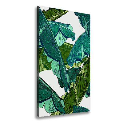 Wall canvas art Banana leaves