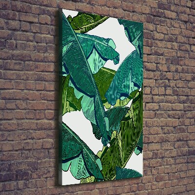 Wall canvas art Banana leaves