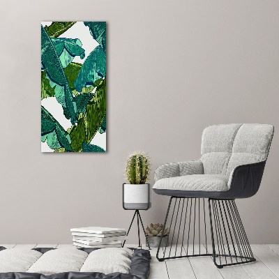 Wall canvas art Banana leaves