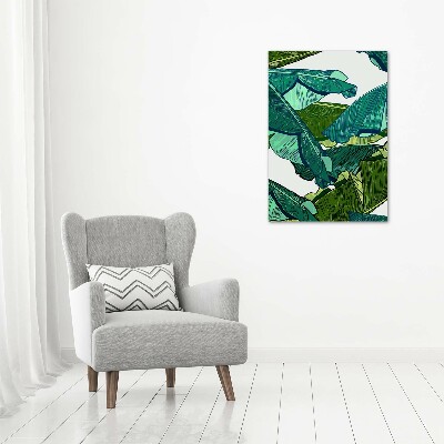 Wall canvas art Banana leaves