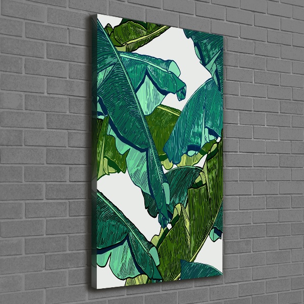 Wall canvas art Banana leaves