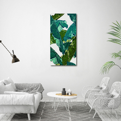 Wall canvas art Banana leaves