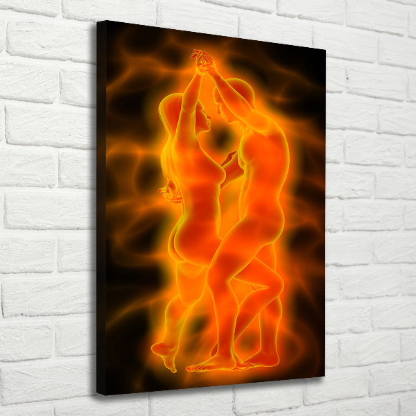 Canvas wall art Dancing couple