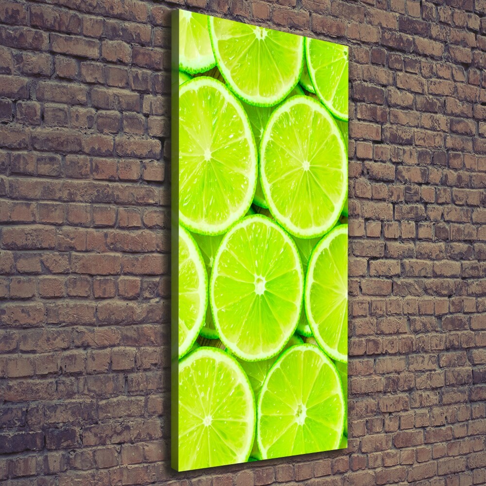 Canvas wall art Lime