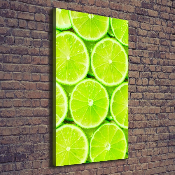 Canvas wall art Lime