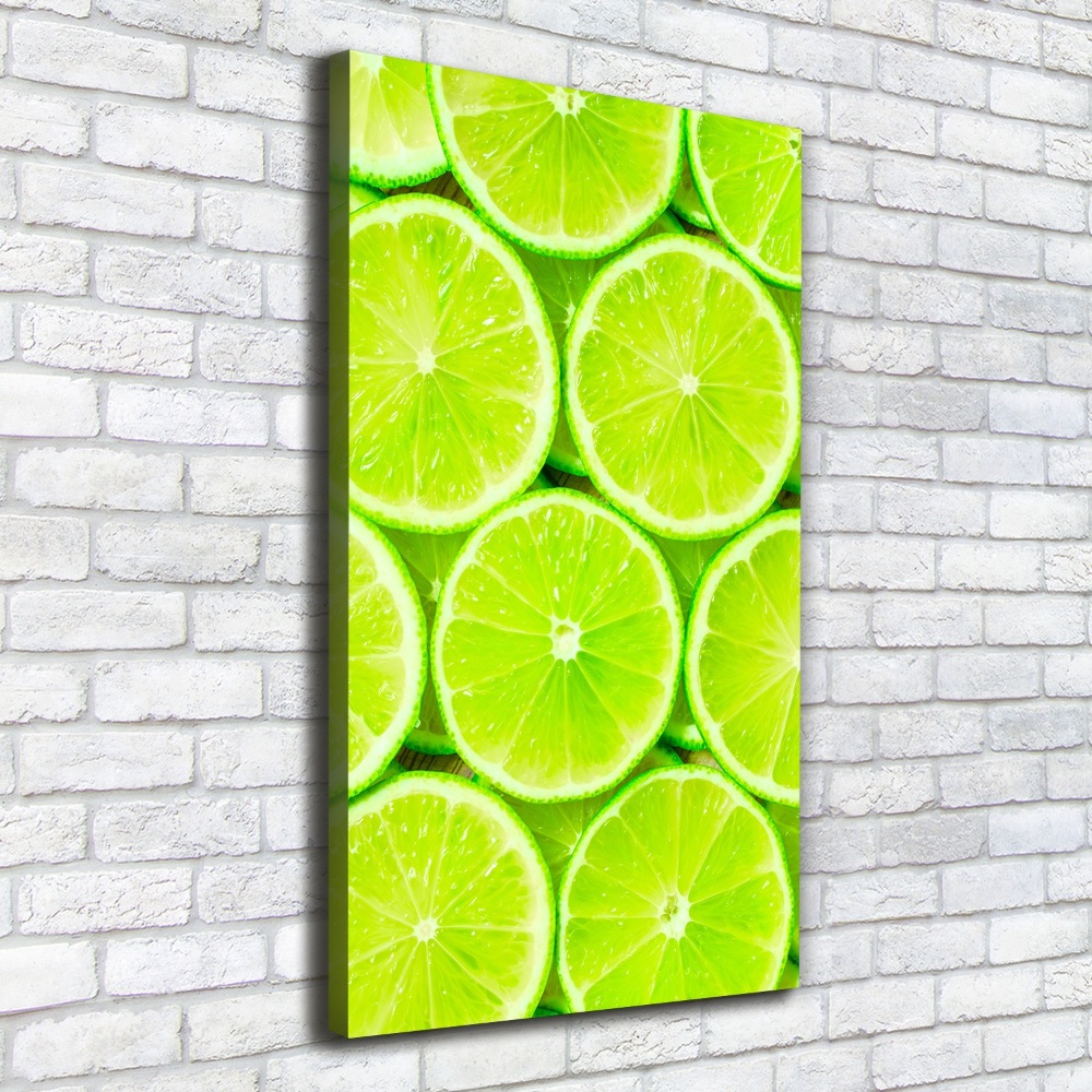 Canvas wall art Lime