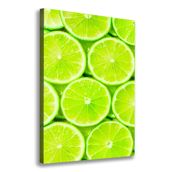 Canvas wall art Lime