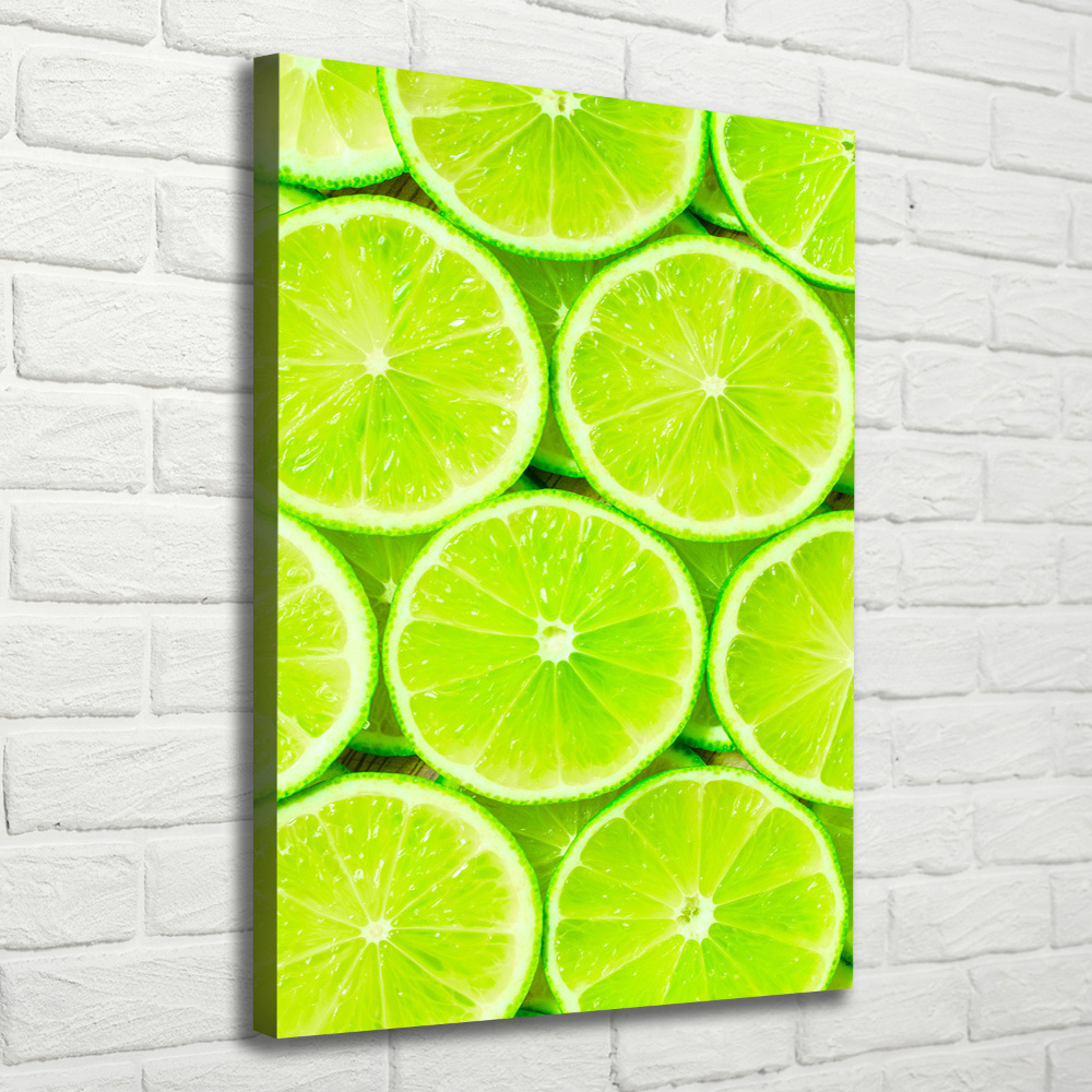 Canvas wall art Lime