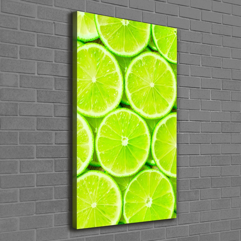 Canvas wall art Lime