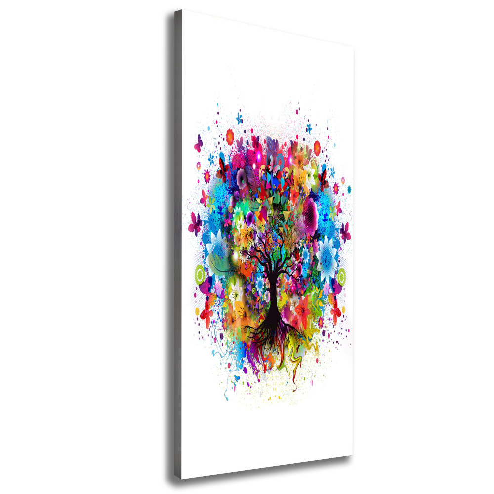 Canvas wall art Abstract tree