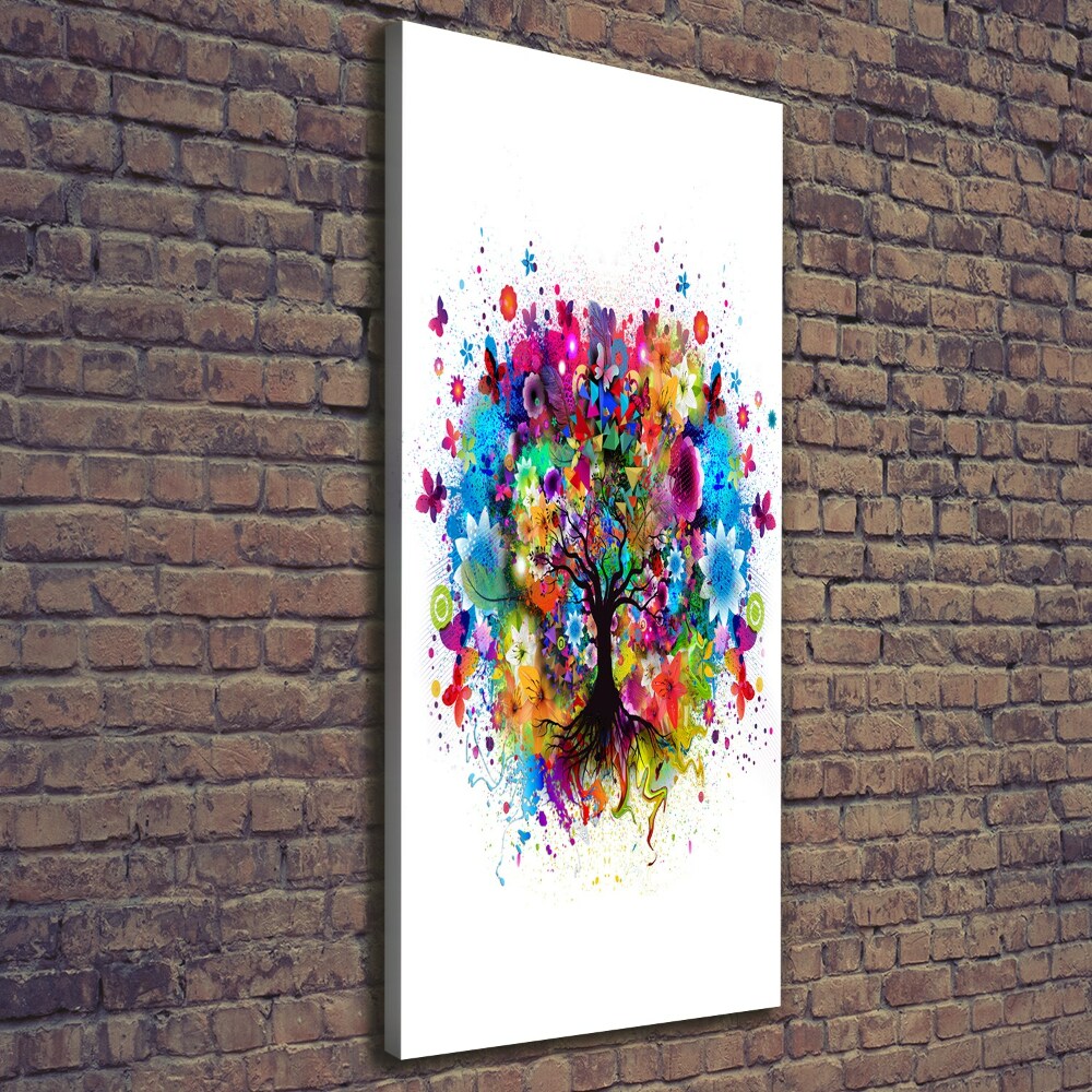 Canvas wall art Abstract tree