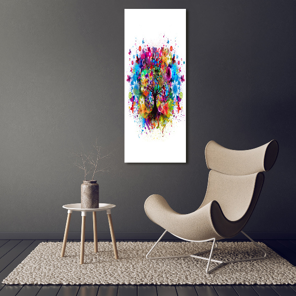 Canvas wall art Abstract tree