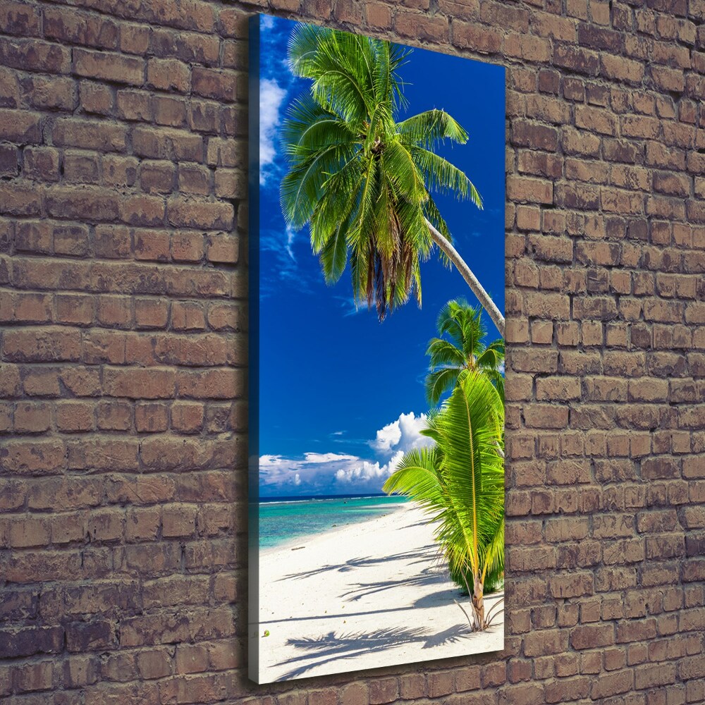 Wall canvas art Tropical beach