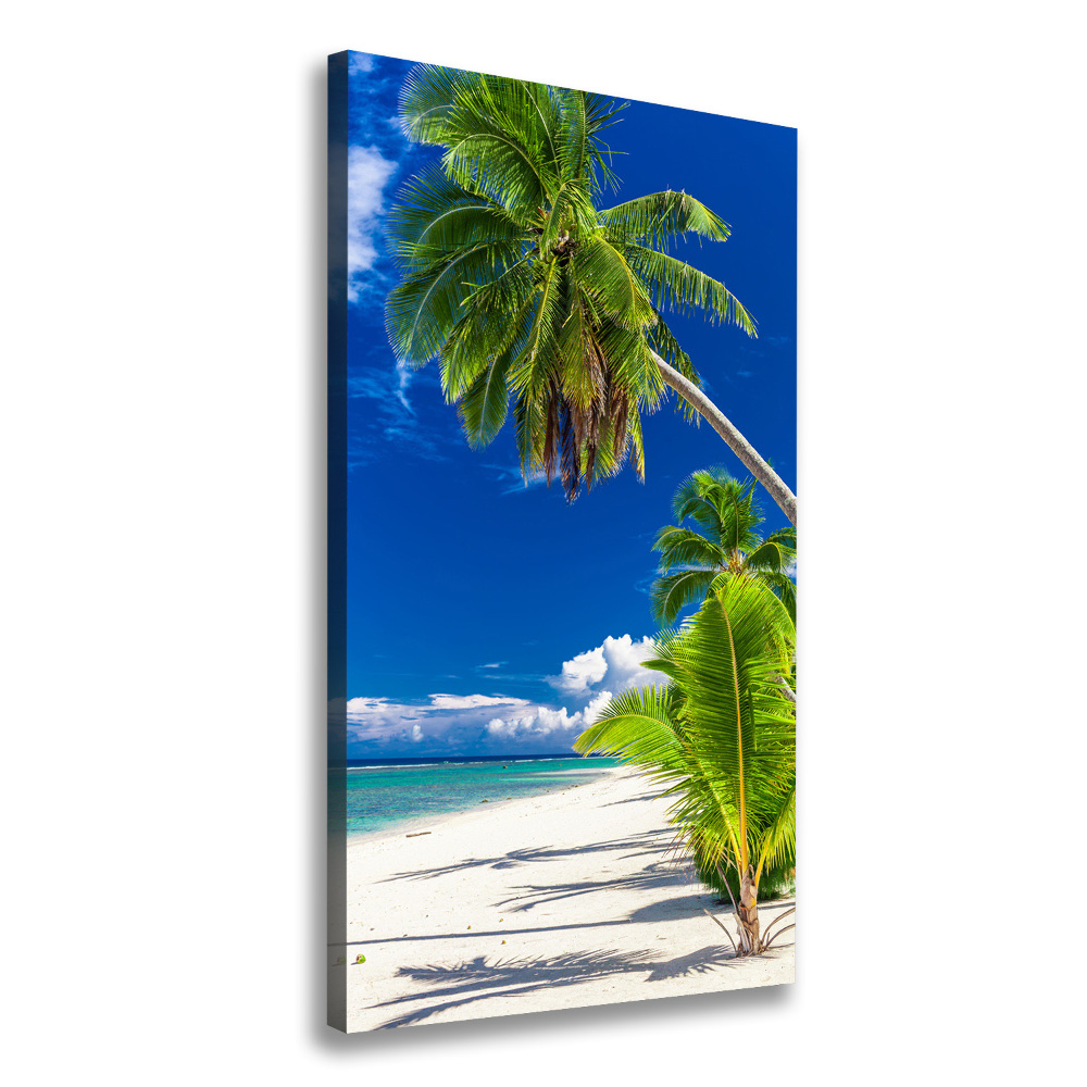 Wall canvas art Tropical beach