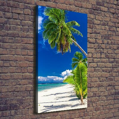 Wall canvas art Tropical beach