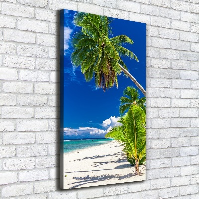 Wall canvas art Tropical beach