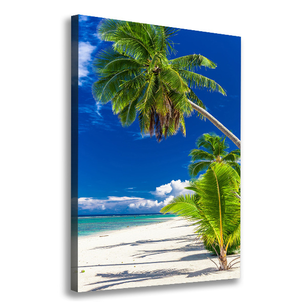 Wall canvas art Tropical beach