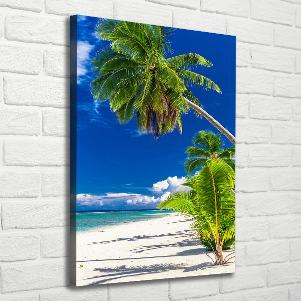 Wall canvas art Tropical beach