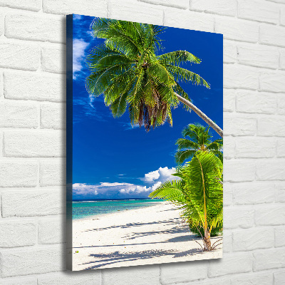 Wall canvas art Tropical beach