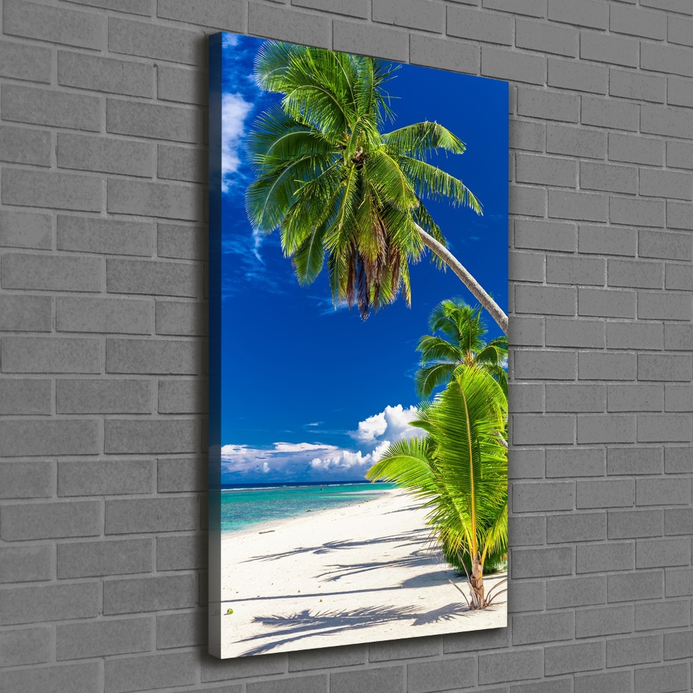 Wall canvas art Tropical beach