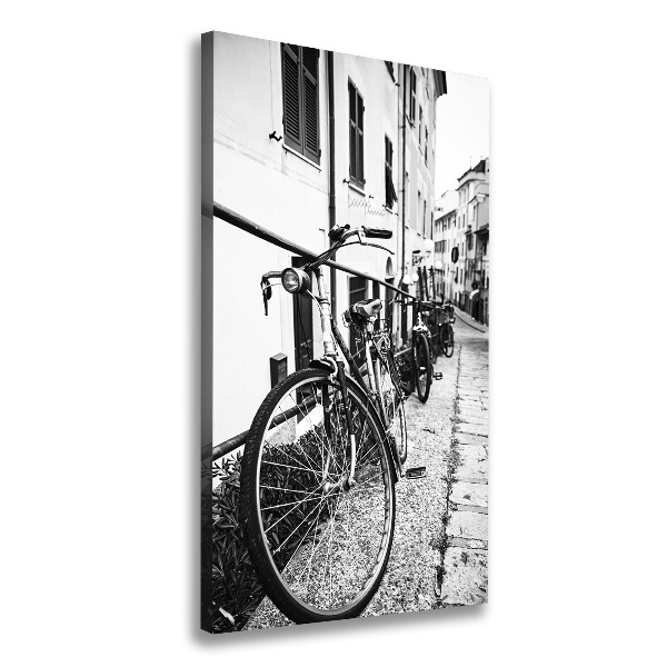 Canvas wall art City bikes