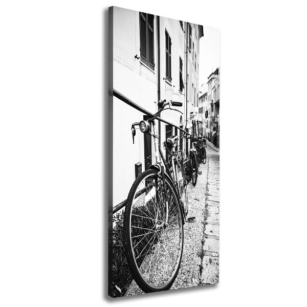 Canvas wall art City bikes