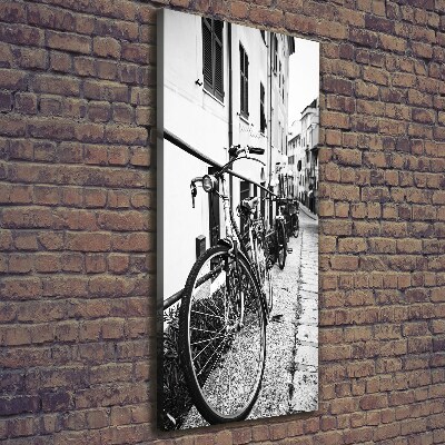 Canvas wall art City bikes