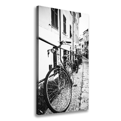 Canvas wall art City bikes