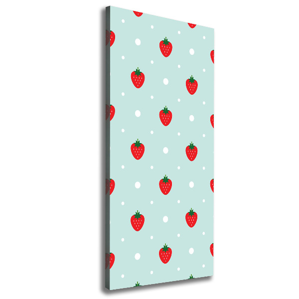 Wall canvas art Strawberries