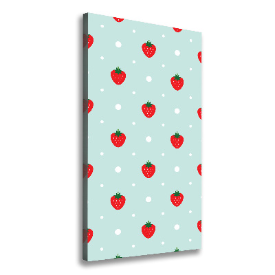 Wall canvas art Strawberries