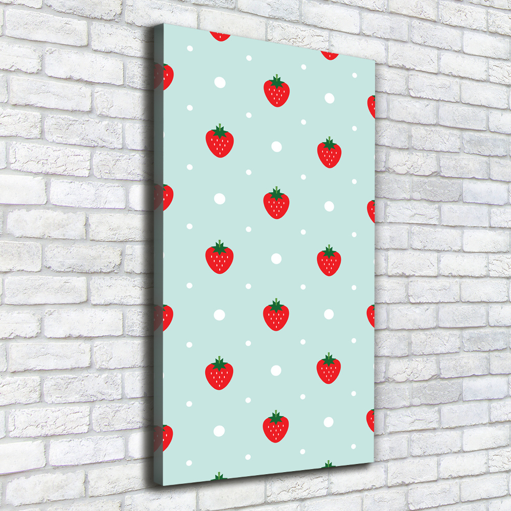 Wall canvas art Strawberries