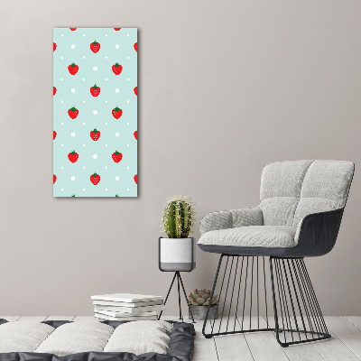 Wall canvas art Strawberries