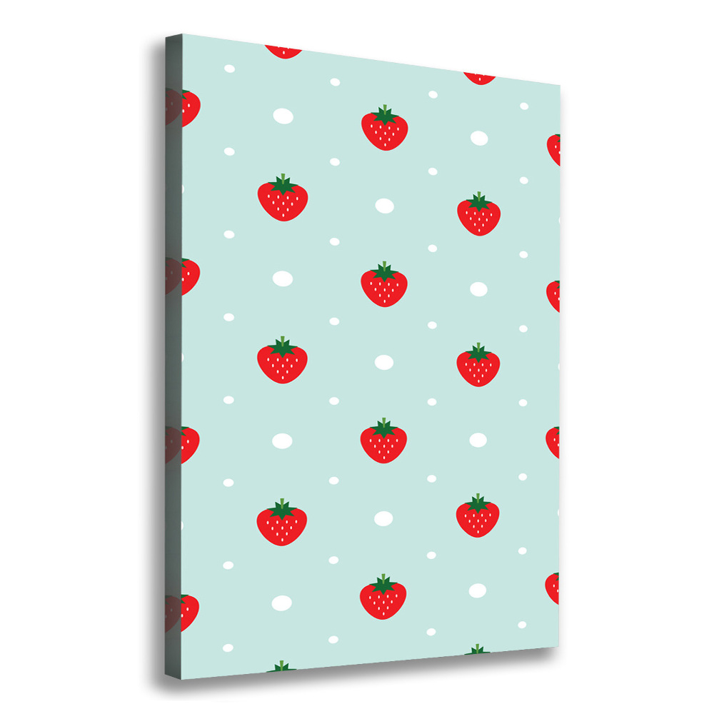 Wall canvas art Strawberries